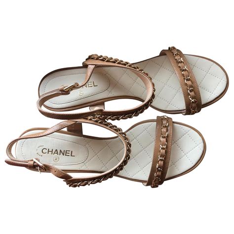 chanel dames sandalen|chanel aesthetic.